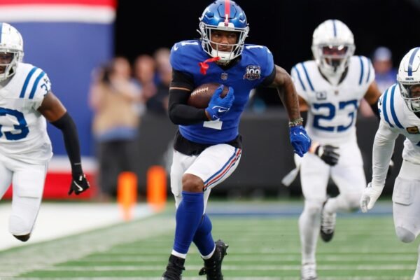 The New York Giants get first home win, possibly losing top NFL draft pick in the process
