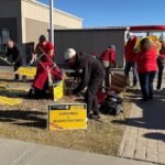 Teachers and supporters gather in Alberta education minister’s riding as back-to-work legislation looms