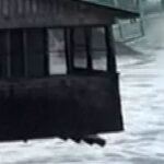Homes in North Carolina collapse into ocean