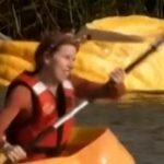 Belgians paddle in hollowed-out pumpkins for annual event